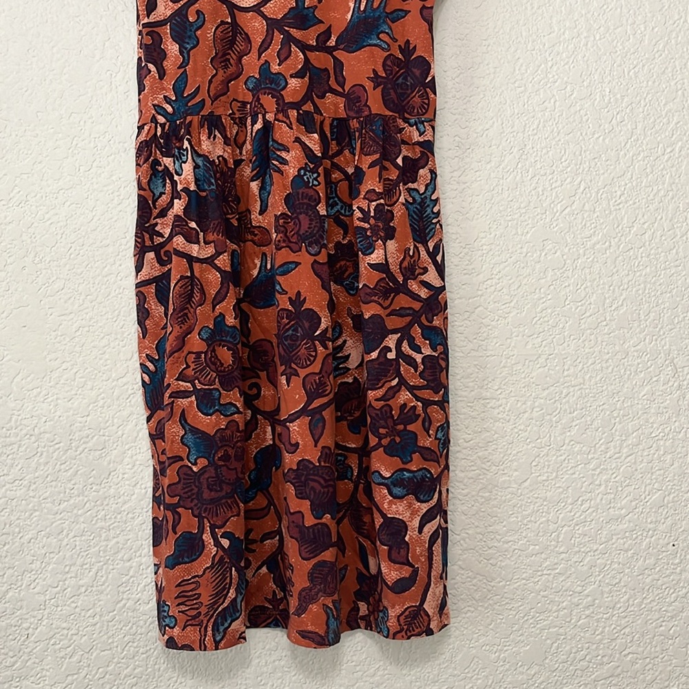Peruvian Connection Floral Pima Cotton Dress - Picture 8 of 11